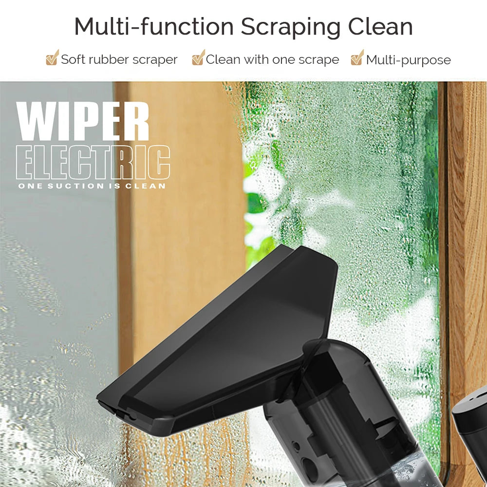 Multi-Function Window Cleaners Strong Suction Electric Vacuum Clean Machine for Bathroom Mirror Glass Car Vacuum Cleaner